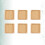6Pcs Bamboo Square Tray Succulent Flowerpot Holder Decorative Storage 9