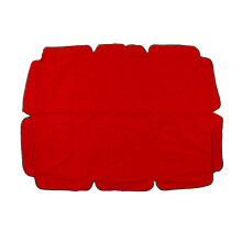 Toile de rechange imperméable pour balancelle d'extérieur, en tissu Oxford 420D argenté, rouge, idéale pour jardin et terrasse.