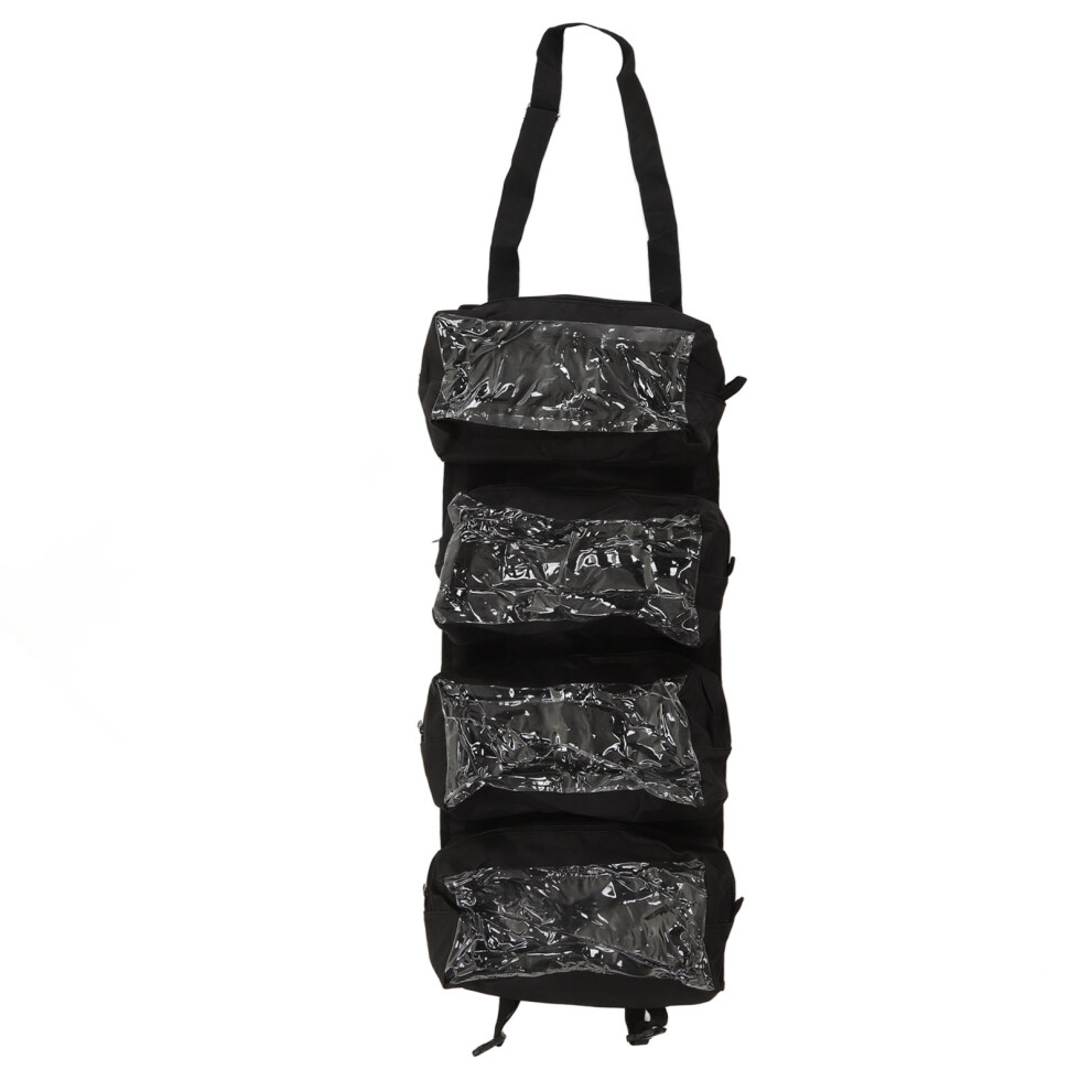 Roll Up Tool Bag 600D Oxford Cloth Detachable Storage Shoulder Bag For Hardware Electrician Tool Black 3148915752113