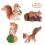 4Pcs / Set Simulation Models Mini Ornaments Micro Landscape Decoration 1