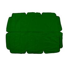 Toile de rechange imperméable pour balancelle d'extérieur, en tissu Oxford 420D argenté, vert foncé, idéale pour jardin et terrasse.