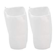 2PCS Filter Sleeve 6in White Elastic Polyester Prefilter Cover for Home Replacement