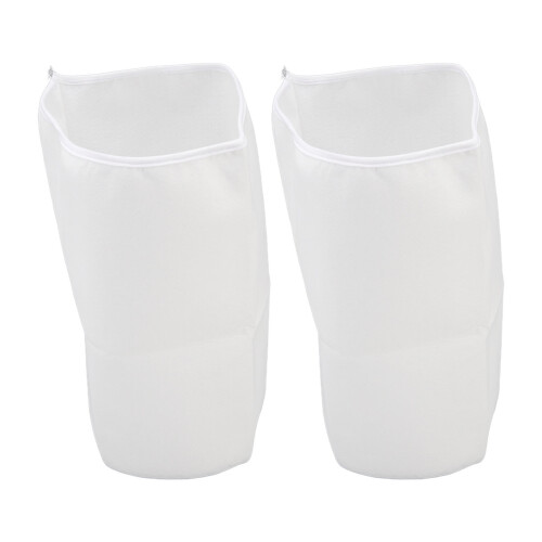 2PCS Filter Sleeve 6in White Elastic Polyester Prefilter Cover for Home Replacement