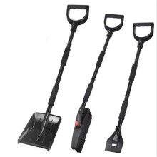Kit de pelle à neige 3 en 1 pliable pour voiture, camion, camping et activités de plein air. Outils portables pour déneiger en cas d'urgence.