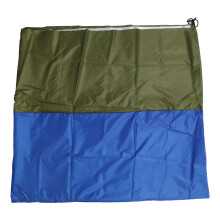 Insulation Sunshade Multipurpose Sandproof Waterproof Beach Camping Mat for OutdoorDouble Color (Green Blue)