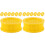 16Pcs Yellow Bee Cell Cups Plastic Bee Breeding Tools for Beekeepers 4