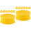 16Pcs Yellow Bee Cell Cups Plastic Bee Breeding Tools for Beekeepers 6