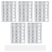 5pcs Seed Starter Tray Plastic Transparent Seed Tray for Succulents Vegetables Plants SeedsS