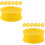 16Pcs Yellow Bee Cell Cups Plastic Bee Breeding Tools for Beekeepers 8