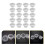 20Pcs Plastic Hydroponic Baskets Transparent Slotted Garden Net Pots 3