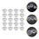 20Pcs Plastic Hydroponic Baskets Transparent Slotted Garden Net Pots 4