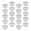 20Pcs Plastic Hydroponic Baskets Transparent Slotted Garden Net Pots 5