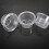 20Pcs Plastic Hydroponic Baskets Transparent Slotted Garden Net Pots 6