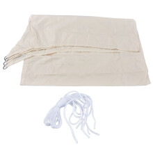 Voile d'ombrage blanche laiteuse, imperméable et pliable, quadrilatérale, 3 x 3 m, réduisant la chaleur, pour l'extérieur