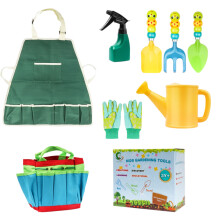 9Pcs Kid Garden Planting Tools Multifunctional Gardening Tools Kit Mini Gardening Tools Gift for Children Lover