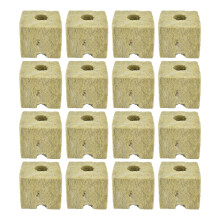 16pcs Grow Block Soilless Rock Wool Cutting Seedling Block for Vegetable Flower Crop