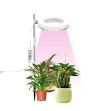 Plant Grow Light Full Spectrum LED Grow Lights for Indoor Plant Light with Timer 3/9/12H Height Adjustable for Small Plants