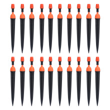 20 Set Multifunctional Spray Dripper Adjustable Irrigation Atomizing Sprinklers Drip Irrigation SystemOrange