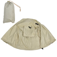 Housse de protection solaire imperméable pour cage à chien extérieure (79 x 53 x 50,8 cm) - Beige
