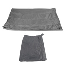 Laubsack aus 210D Oxford-Gewebe, winddicht und atmungsaktiv, ideal für die Gartensammlung, Grau