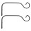2Pcs Iron Wall-Mounted Hanging Hooks For Flower Pots 4