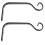 2Pcs Iron Wall-Mounted Hanging Hooks For Flower Pots 6