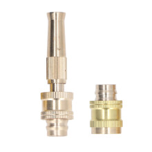 Waterslangmondstuk G1/2 binnendraad, bestand tegen hoge druk, 15 mm uitlaatdiameter, verstelbare sproeistraal.