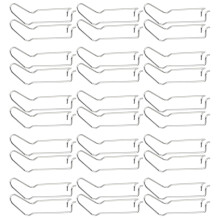 30 stuks plantensteunclips van roestvrij staal voor bevestiging in tuin en kas, geschikt voor planten met een diameter van 16 mm.