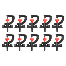 10 Set Refraction Spray Nozzle G Type Micro Rotating Nozzle Watering Sprinkler for Greenhouse
