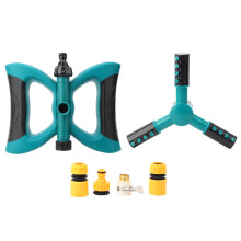 Garden 360 Degree Automatic Rotating 3-Arm Irrigation Sprinkler for Roof Cooling Lawn Greening