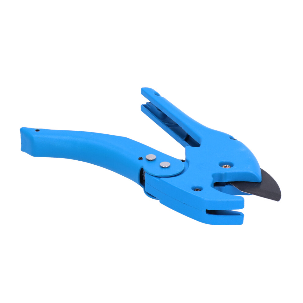 Pvc Pipe Ratchet Cutter With Buckle Manual Tube Hose Cutting Device Plumbing Tool Blue 3140126446294
