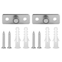 2 piezas de guías de rodillos de acero inoxidable para puertas correderas de granero. Accesorios para puertas correderas.