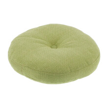 Round Cushion Good Resilience Thick Durable Lightweight Cotton Linen Cloth Art Removable Washable Pouf