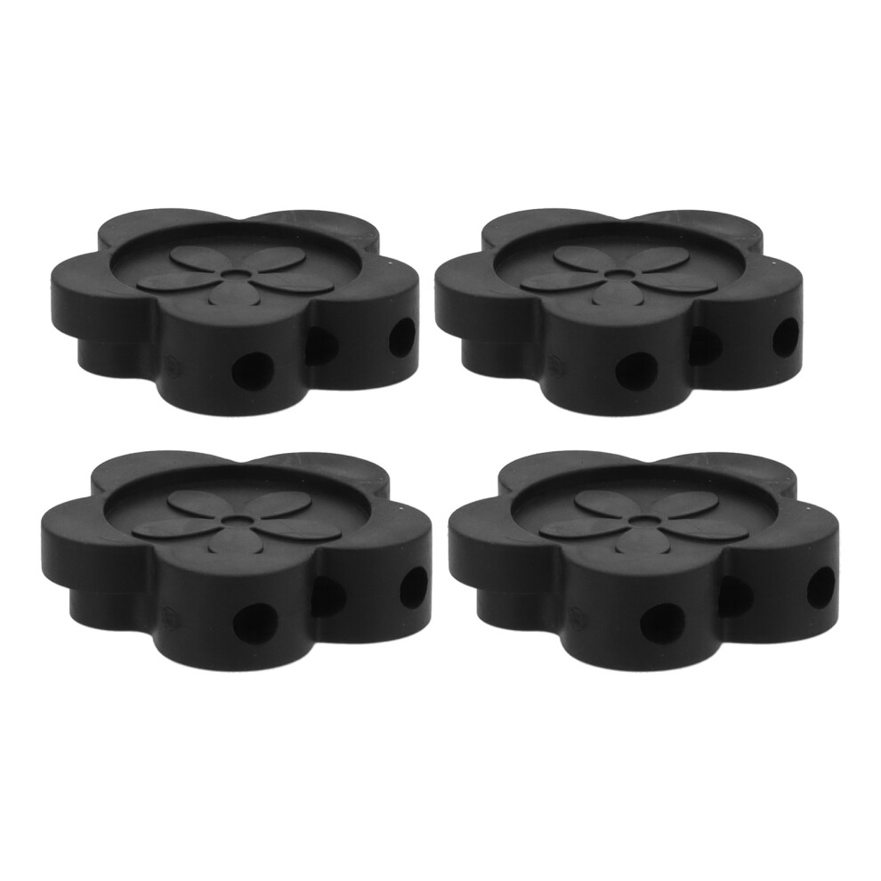 4Pcs Petal Shaped Rubber Furniture Feet Mat Nonslip Risers Lifts Height Floor Protector 3267323271969