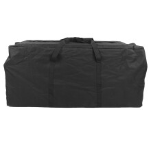 Saco para guardar móveis em tecido Oxford 600D preto, impermeável e à prova de poeira, para uso externo, 122 x 39 x 55 cm.