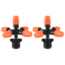 Male Thread G1/2 Garden Adjustable Misting Sprayer Nozzle Micro Drip Irrigation Sprinkler