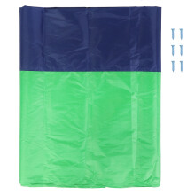 132x226cm 210D Oxford-Gewebe Outdoor-Gartenmarkise Dachabdeckung Schaukelbaldachin Gartenzubehör (Grün Grau Blau)