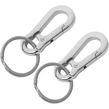 Breloc cu clemă metalică pentru cățărare, breloc din oțel inoxidabil cu cârlig cu eliberare rapidă, suport pentru chei durabil anti-rugină