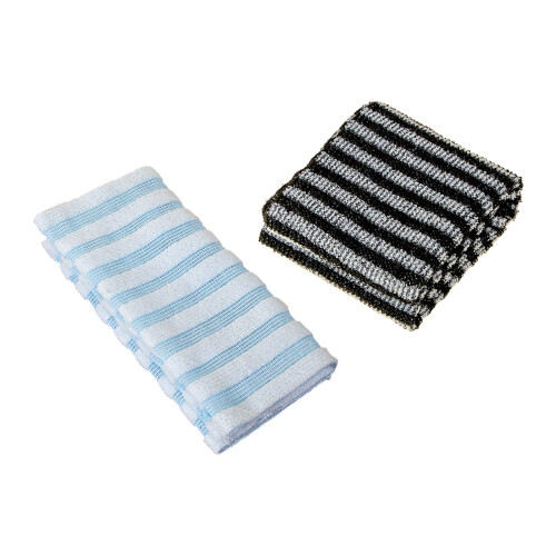 Double Sided Shower Scrubber Ergonomic Back Scrub Tool-D