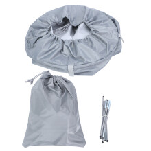 Robuster, großer Gartensack für Rasenschnitt, Unkraut, Laub und mehr – Aufbewahrungssack, Grau, 45 x 71 cm