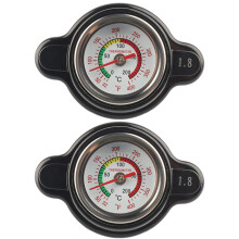 2X Hoch Druck KüHler Deckel mit Temperatur Anzeige, 1,8 Bar KüHler Deckel 25,6 Psi für , , ,