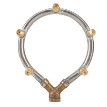 G1/4in Female Thread 5 Head Adjustable Circular Irrigation Sprinkler Misting for Garden Watering