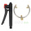 Agriculture Spray 3 Atomizing Nozzle Semi Circular Sprayer G3/8in External Thread 1