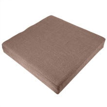 Household Square Soft Yoga Floor Cushion Removable Washable Meditation Mat CushionCoffee 40 x 40 x 6cm (L x W x H)