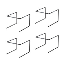 Pack Of 4 Multipurpose Pizza Tray Display Stands For-Black