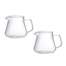 Glass Coffee Tea Hand Pour Coffee Maker Server Pot For-300ml