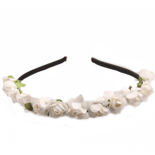 Fotografieaccessoires: Bloemenkroon, elegant ontwerp voor bruiloften en festivals, boho-stijl rozenhoofdband