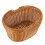 1Pc Handheld PP Storage Basket Light Brown Decorative Picnic Basket 3