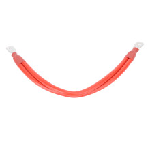 6 AWG accukabel, flexibele siliconen koperen pluskabel met SC35-8 SC35-6 aansluiting voor boot, motorfiets, auto, 50 cm / 19,69 inch