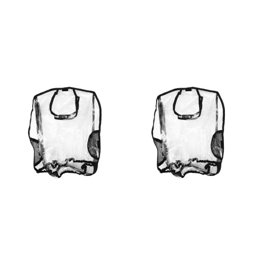 2Pièces Housse Imperméable Poussette Eva Noire Anti-Insectes Pour Bébé 2
